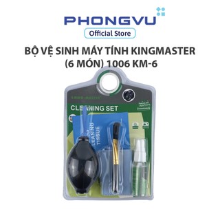 Bộ vệ sinh máy tính Kingmaster (6 món) 1006 KM-6 - Không bảo hành