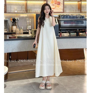 Váy maxi 3 Lỗ Đũi Gân Hàng 2 Lớp Có Túi Bên 4 Màu, Váy maxi Form Rộng Dáng Suông (váy dài 120 cm) C32