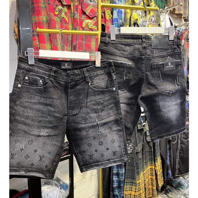 Quần short jean nam mẫu mới loang màu cao cấp sang trọng chuẩn form thời trang phong cách nổi bật