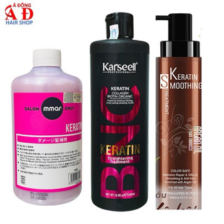 [+ Tặng mũ trùm] Tinh chất Phục hồi tóc hư tổn bọc Keratin thuỷ phân thẳng mượt tóc chính hãng