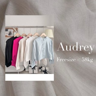 A486 áo somi linen cúc bọc audrey