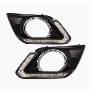Độ đèn led sương mù, led ngày nissan xtrail 2014-2024