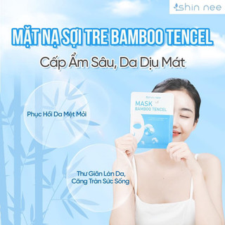 Mặt nạ Bamboo Tencel dưỡng ẩm, sáng da Shin nee (1 miếng)