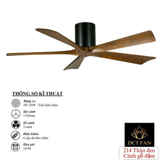 [GIÁ RẺ NHẤT- CHẤT LƯỢNG TỐT NHẤT] Quạt Trần Đèn 5 cánh gỗ Hàng thiết kế n
