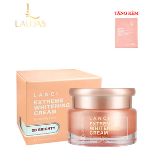Kem Lanci Whitening Cream Hàn Quốc 50ml bôi ban ngày dưỡng trắng da mặt sâu bên trong