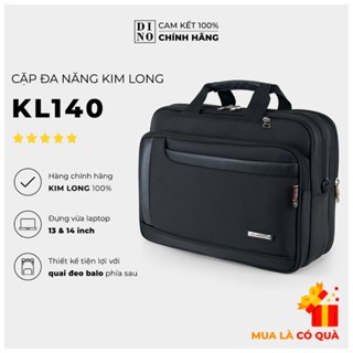 [HOT] Cặp Đen Đi Học Cấp 2, Cấp 3 Nam Nữ, Đa Năng, Có Quai Balo Cất Gọn Và Quai Đeo Chéo Chính Hãng Kim Long KL140