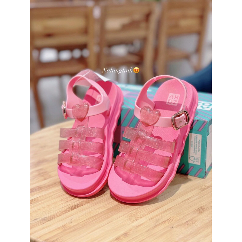 Sandal Zaxy bé gái lớn Zaxy Power Love kids
