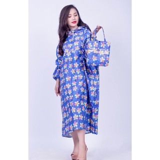 Áo mưa Bit hoa thời trang ( Giao màu ngẫu nhiên )