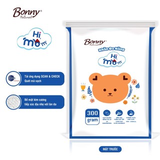 Combo 5 gói khăn khô cao cấp HI, MOM - Bonny Natural, hàng có kiểm định