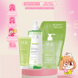 Gel rửa mặt cho da dầu mụn SVR Sebiaclear Gel Moussant 200ml 400ml