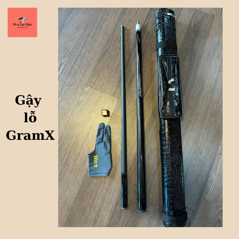 Cơ Bida, Gậy Bi A GramX/Granfex - Cơ cá nhân tiêu chuẩn, Clb tầm trung - Gậy Bi A Lỗ 12,5 - 13mm - Bi A Lạc Đạo