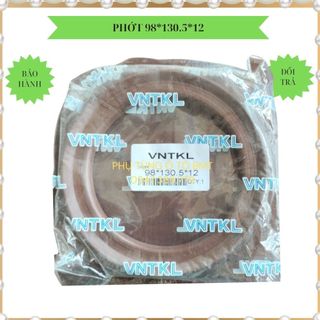 Phớt chắn dầu (oil seal), Thông số 98*130.5*12, 98x130.5x12, phớt sắt.