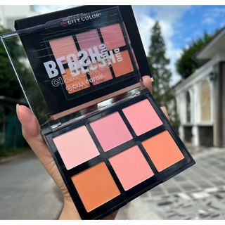 Bảng má hồng City Color 6 ô