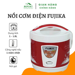 Nồi cơm điện nắp gài FUJIKA FJ-NC1808- Màu ngẫu nhiên - Hàng chính hãng