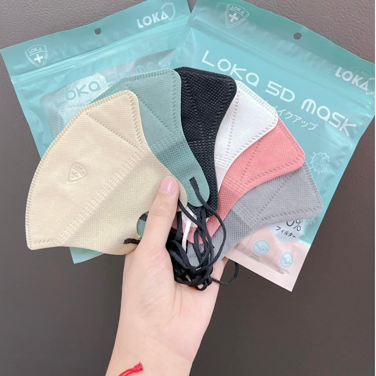 200 chiếc Khẩu Trang 5D LOKA 5D mask trend form ôm