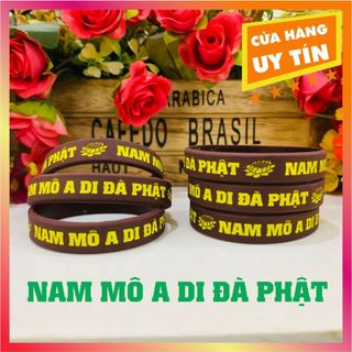Nam mô a di đà phật - vòng tay cao su nam mô a di đà phật sáu chữ
