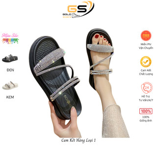 Sandal nữ quai đá, sandal nâng đế 5cm siêu xinh hot 2023 msp: f07