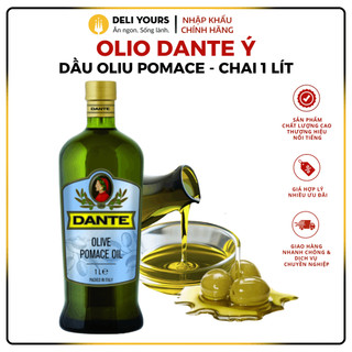 Dầu oliu pomace chai 1 lít - dầu olio dante chất lượng cao chính hãng chịu được nhiệt độ cao | deli yours
