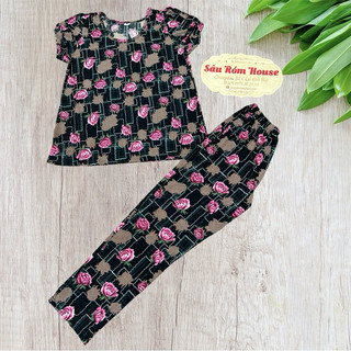 Xả kho Đồ Bộ trung niên thun gân quần dài tay cộc size 55-70kg