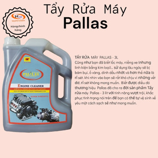 Dung dịch tẩy rửa lốc máy pallas 3l