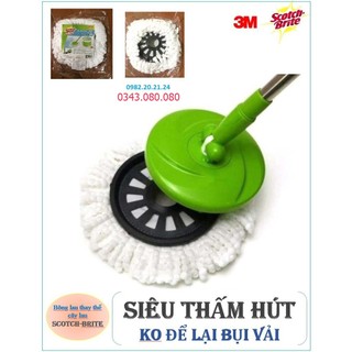 Bông Lau Thay Thế Cây Lau Nhà Thông Minh 3M Scotch Brite