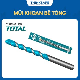 Mũi khoan bê tông trơn Total, chất liệu mũi khoan thép cao cấp, khoan tường, khoan gỗ, Mũi Khoan chính hãng - Thinksafe