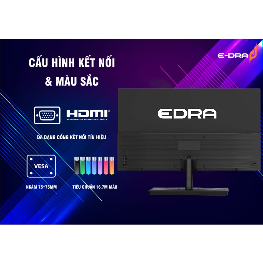 Màn hình gaming, màn hình máy tính chơi game E-Dra EGM24F100VA Full HD - màn hình 24 inch - Tần số 100Hz - Chính hãng | BigBuy360 - bigbuy360.vn