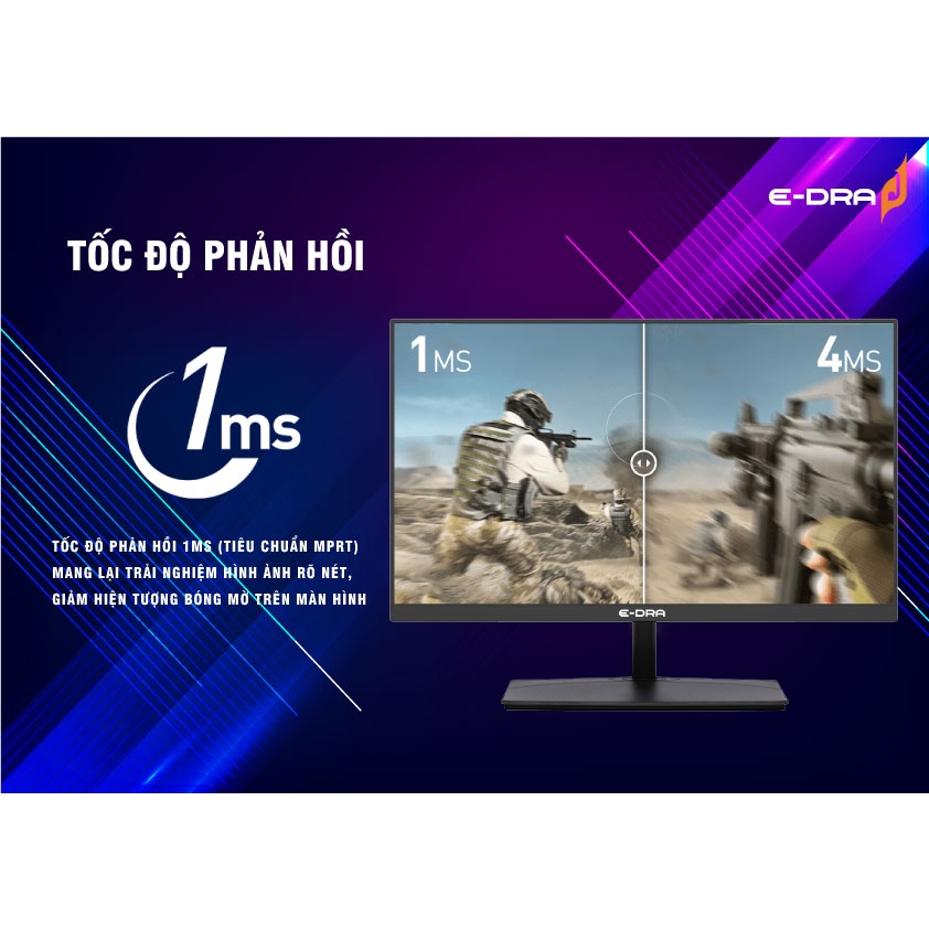 Màn hình gaming, màn hình máy tính chơi game E-Dra EGM24F100VA Full HD - màn hình 24 inch - Tần số 100Hz - Chính hãng | BigBuy360 - bigbuy360.vn