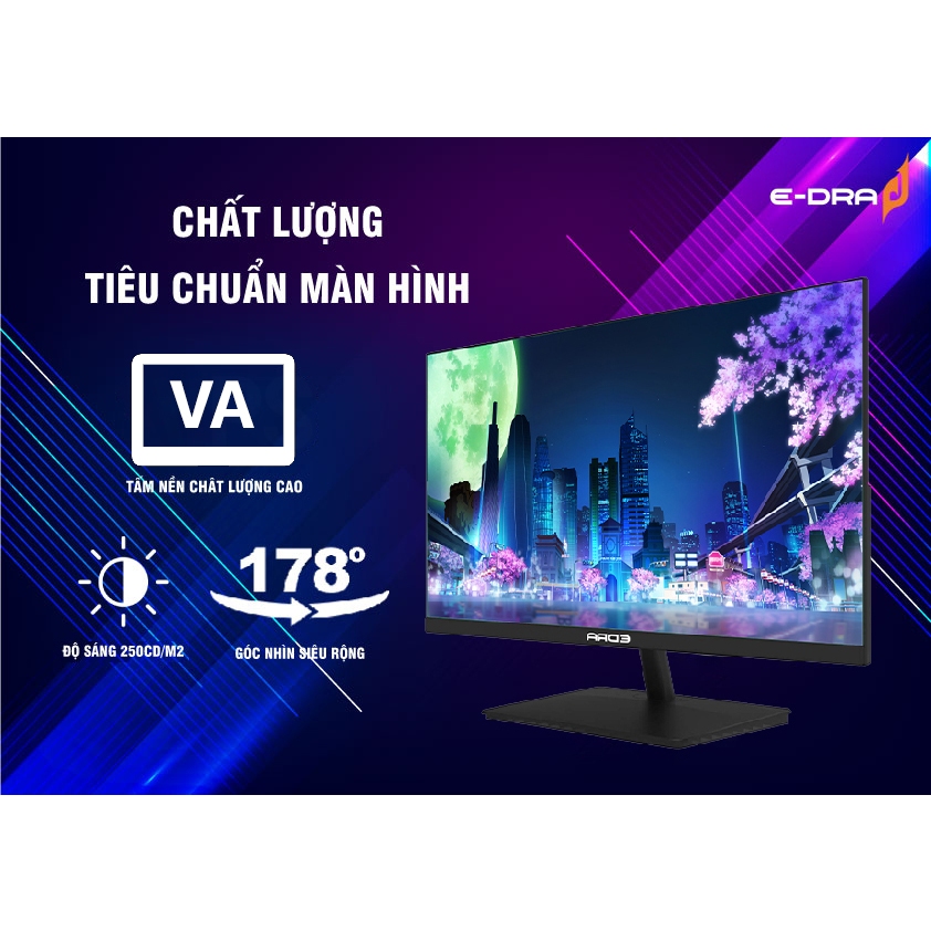 Màn hình gaming, màn hình máy tính chơi game E-Dra EGM24F100VA Full HD - màn hình 24 inch - Tần số 100Hz - Chính hãng | BigBuy360 - bigbuy360.vn