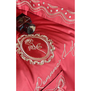 Set Chăn Ga Gối Lụa Cưới Thêu “ Catherine “(set 4 món)