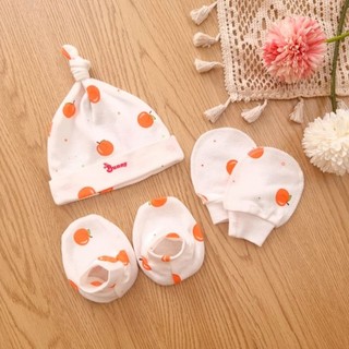 Set mũ, bao tay, bao chân sơ sinh chất đẹp Bunnybaby