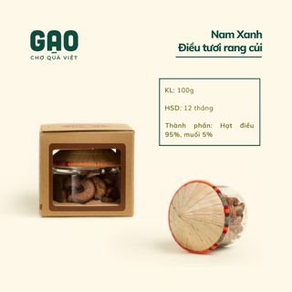 Điều tươi rang củi (nón lá)