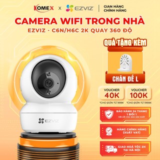  Camera Wifi trong nhà EZVIZ C6N 4MP phân giải 2K đàm thoại 2 chiều quay quét 360 độ