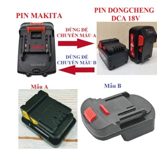 SV Đế chuyển pin Dongcheng 18V thành pin Makita 18V (2 chân)