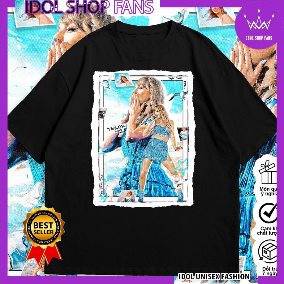 Áo thun Taylor Swift The Eras Tour Thiết Kế Aesthetic , Áo Taylor Swift Album 1989, Áo Thần Tượng Ta