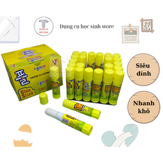 Hồ khô Vàng dán giấy cao cấp Hàn Quốc 8gr siêu dính, mau khô