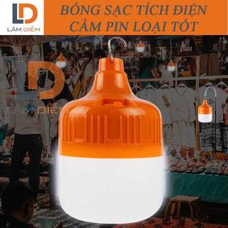 Bóng led bulb sạc tích điện kín nước siêu sáng cầm pin loại tốt