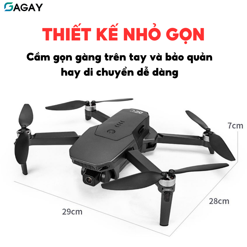 Flycam L300 Pro động cơ không chổi than, flycam có gps máy bay chụp ảnh chất lượng cao, chống rung tuổi thọ pin lớn | BigBuy360 - bigbuy360.vn
