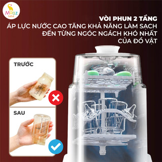 Máy rửa bình sữa Moaz BéBé MB064