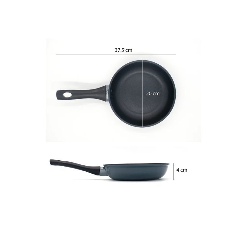 Chảo từ chống dính Rapido Whitford tiêu chuẩn mỹ,Tay cầm silicon sử dụng được tất cả các loại bếp từ