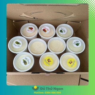 - sữa chua phô mai đà lạt truyền thống & mix vị - set 10 hộp