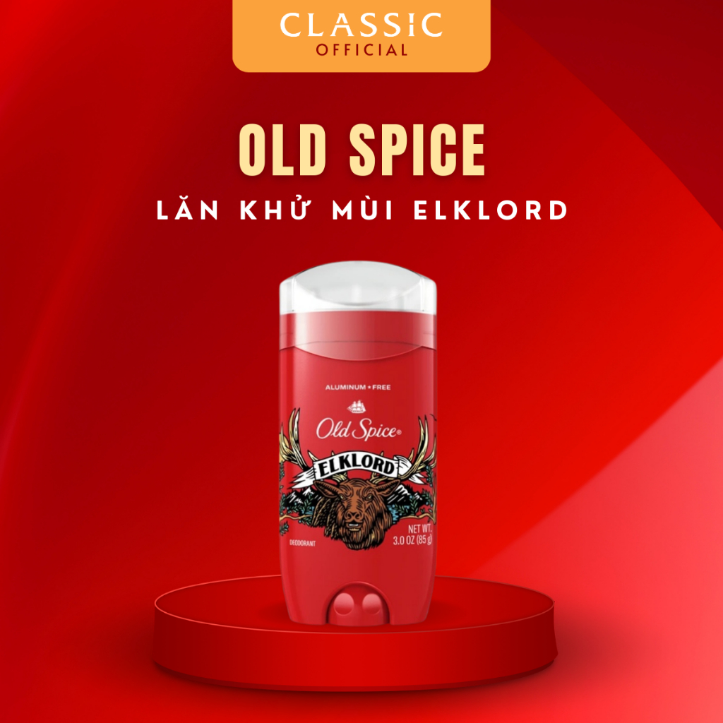 [Mã BMTTC60 giảm đến 60K đơn 50K] Lăn khử mùi Old Spice ElkLord Deodorant 85g