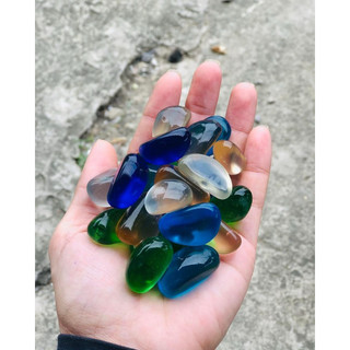 Sỏi màu thủy tinh trang trí