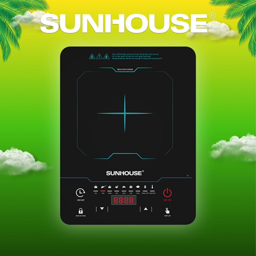 Bếp từ đơn cảm ứng SUNHOUSE SHD6873 - Bảo hành chính hãng 12 tháng