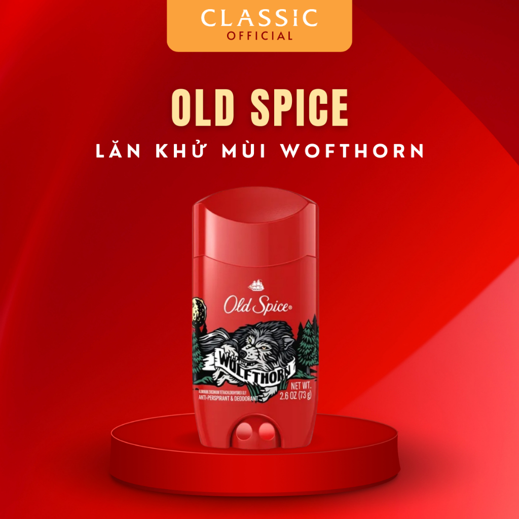 [Mã BMTTC60 giảm đến 60K đơn 50K] Lăn Khử Mùi Old Spice Wolfthorn 73g