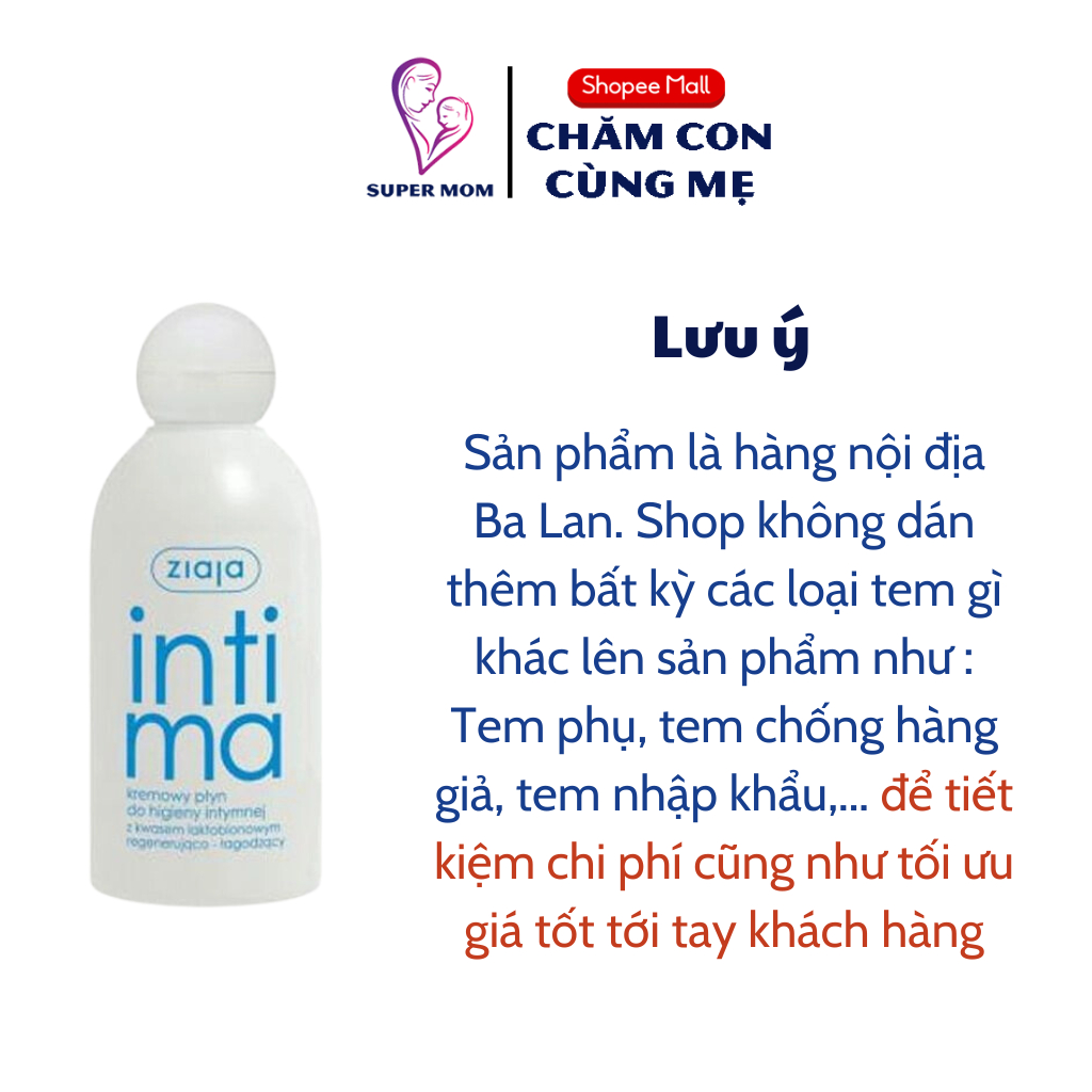 Dung dịch vệ sinh Intima nhập khẩu Ba Lan 200ml Femfresh