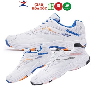 Giày cầu lông / bóng chuyền Kawasaki B3324 mẫu mới chính hãng, đế kếp, chống lật cổ chân, bảo hành 12 tháng