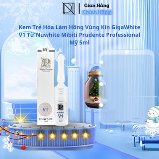 Kem Trẻ Hóa Làm Hồng Vùng Kín GigaWhite  V1 Từ Nuwhite Mibiti Prudente Professional Mỹ 5ml