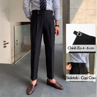 Quần baggy nam  cạp cao  chất liệu co giãn cao cấp thương hiệu cao cấp