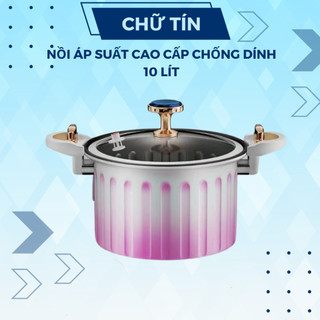 Nồi Áp Suất Đa Năng, Đáy Phủ Gốm Chống Dính Cao Cấp, Dung tích 10 Lít, Bảo Hành 1 năm